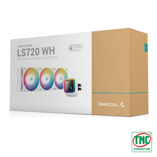 Tản nhiệt nước 3 Fan Deepcool LS720 WH được trang bị hệ thống ánh sáng đẳng cấp Tản nhiệt nước 3 Fan Deepcool LS720 WH được trang bị hệ thống ánh sáng đẳng cấp