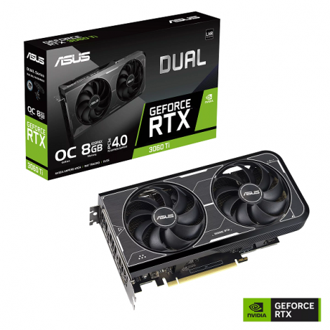 Card màn hình Asus DUAL-RTX3060TI-O8GD6X