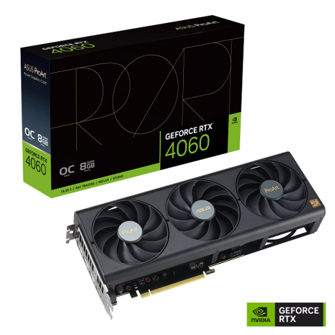 Card màn hình Asus ProArt GeForce RTX 4060 OC edition 8GB GDDR6 (PROART-RTX4060-O8G)