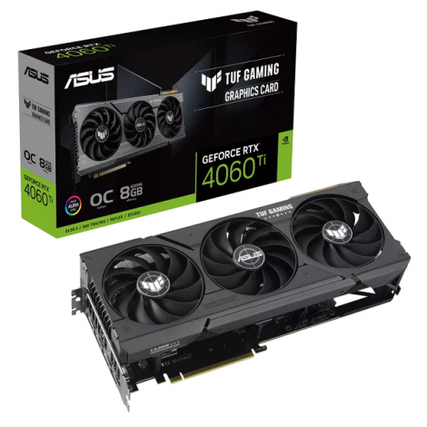 Card màn hình ASUS TUF Gaming GeForce RTX 4060 Ti 8GB GDDR6 OC (TUF-RTX4060TI-O8G-GAMING)