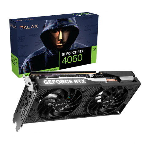 Card màn hình Galax GeForce RTX 4060 2X 8GB 1-Click OC (46NSL8MD8LOC)