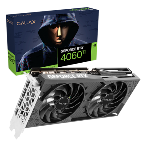 Card màn hình Galax GeForce RTX 4060 Ti 8GB 1-Click OC (46ISL8MD8COC)