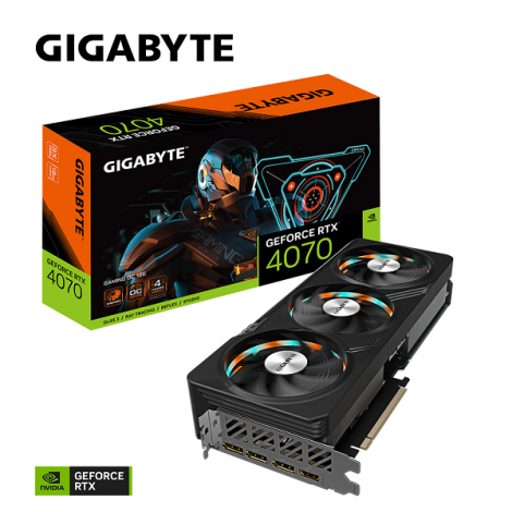 Card màn hình Gigabyte RTX4070 N4070GAMING OC-12GD