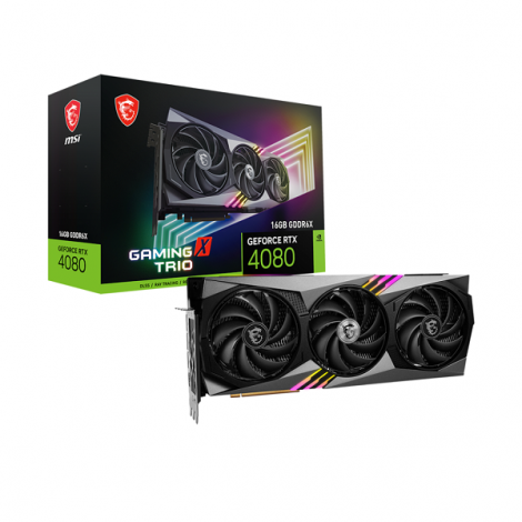 Card màn hình MSI GeForce RTX 4080 16GB GAMING X TRIO