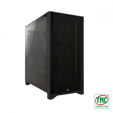 Case Corsair iCUE 4000X RGB Tempered Glass Mid-Tower ATX - CC-9011204-WW (Black) 