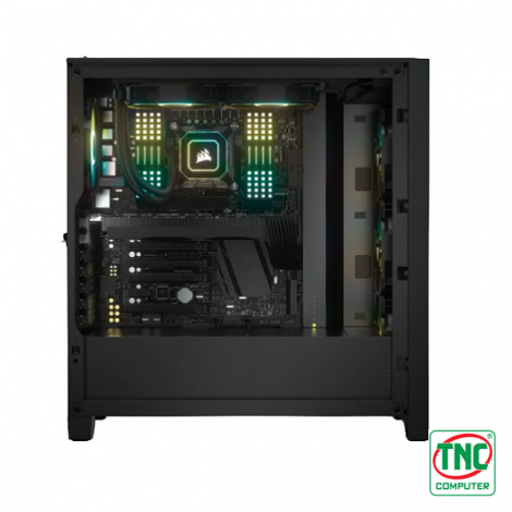 Case Corsair iCUE 4000X RGB Tempered Glass Mid-Tower ATX - CC-9011204-WW (Black) 