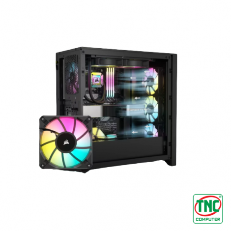 Case Corsair iCUE 5000D RGB Airflow Mid-Tower CC-9011242-WW (Black)