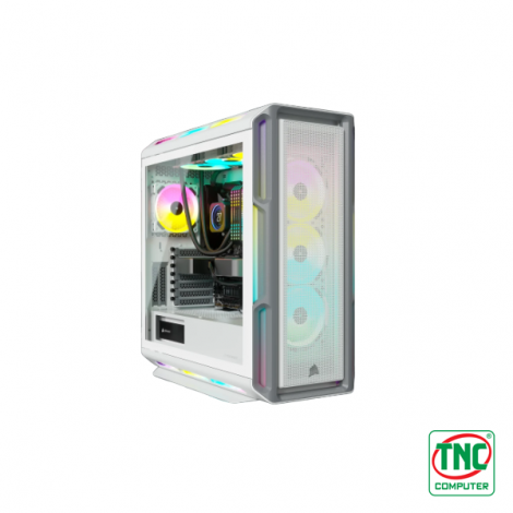 Case Corsair iCUE 5000T RGB Tempered Glass Mid-Tower CC-9011231-WW (White)