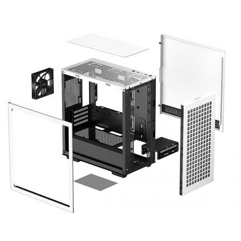 Case Deepcool Micro ATX CH370 WH (Trắng)