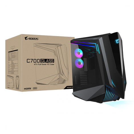 Case Gigabyte AORUS C700 GLASS AC700G (Đen)