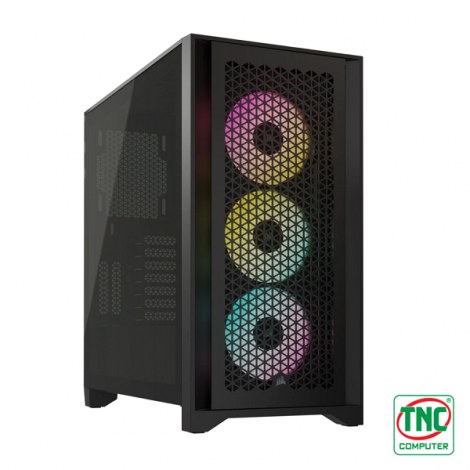 Case Corsair iCUE 4000D RGB Airflow Mid-Tower CC-9011240-WW (Black)