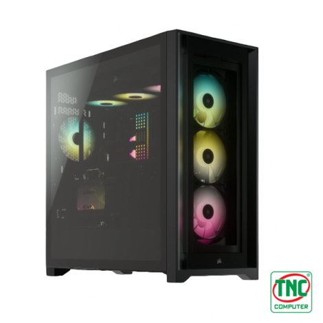 Case Corsair iCUE 5000X RGB Tempered Glass Mid-Tower CC-9011212-WW (Black)