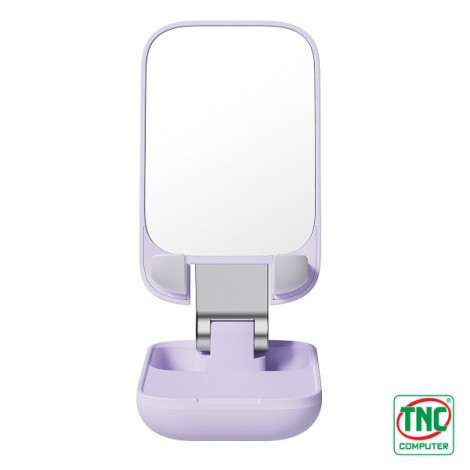 Giá đỡ điện thoại Baseus Seashell Mirror Nebula Purple LVN055-WM-VO (B10551501511-00)