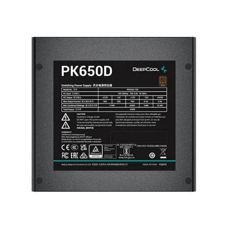 Nguồn Deepcool PK650D
