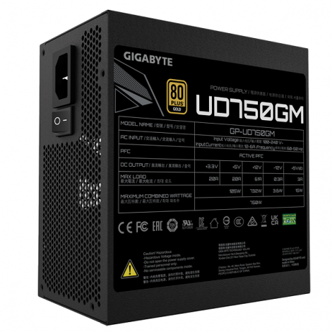 Nguồn Gigabyte UD750GM 750W Gold