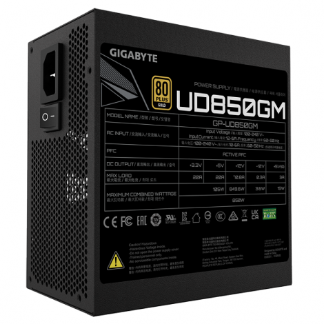 Nguồn Gigabyte UD850GM 850W Gold