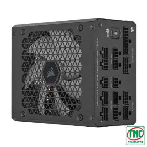 Nguồn máy tính Corsair HX1000i 2023 - 80 PLUS Platinum Fully Modular (CP-9020259-NA)