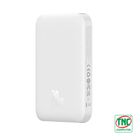 Sạc dự phòng Baseus Magnetic Mini Air Wireless 10000mAh 20W Type C - Stellar White LVB031-1W-20 (P10059001223-00)