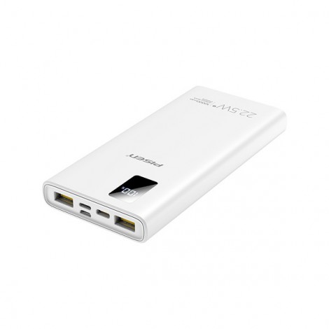 Sạc dự phòng PISEN QUICK Digital 123-B 10000mAh 22.5W CY-DY01 (White)