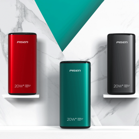 Sạc dự phòng Pisen Quick QP 20W 10000mAh LS-DY06 (Red)