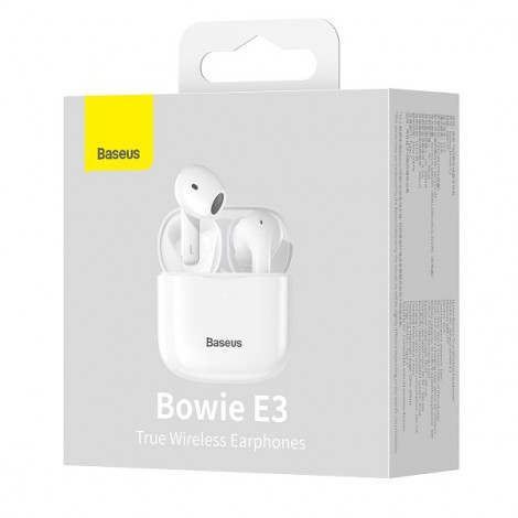 Tai nghe không dây Baseus Bowie E3 Earbuds  White LVH006-WL-WH (NGTW080002)
