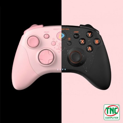 Tay cầm chơi game không dây Dual Mode DAREU H101X Pink