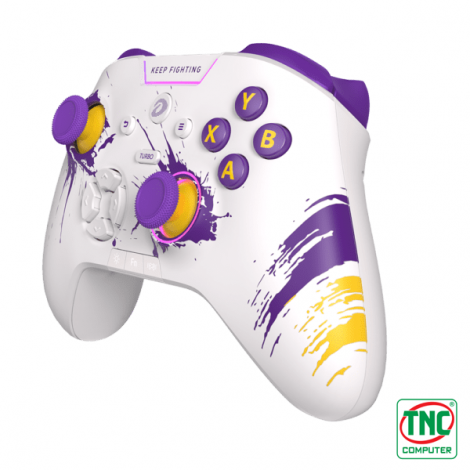 Tay cầm chơi game không dây Triple Mode DAREU H105 White