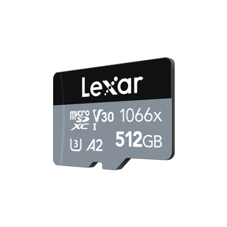 Thẻ nhớ Lexar Professional 1066x 512GB microSDXC UHS-I Card LMS1066512G-BNANG