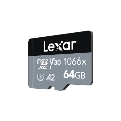 Thẻ nhớ Lexar Professional 1066x 64GB microSDXC UHS-I Card LMS1066064G-BNANG