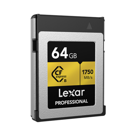 Thẻ nhớ SD Lexar Professional CFexpress Type B GOLD Series 64GB LCFX10-64GCRB