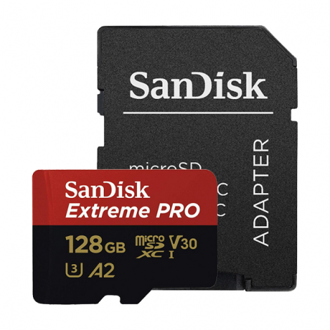 Thẻ nhớ MicroSD Sandisk Extreme Pro 128GB (SDSQXCD-128G-GN6MA)