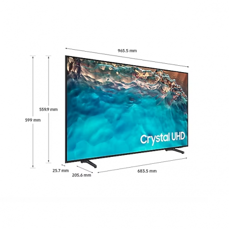 Tivi Samsung 4K Crystal UHD 43 inch UA43BU8000KXXV