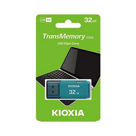 USB 32GB Kioxia 2.0 U202 -LU202L032GG4 (Xanh)