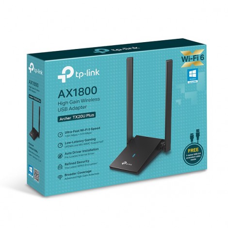 USB Wi-Fi TP-Link Archer TX20U Plus (1774 Mbps/ Wifi 6/ 2.4/5 GHz)