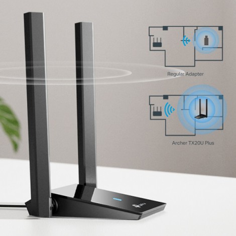 USB Wi-Fi TP-Link Archer TX20U Plus (1774 Mbps/ Wifi 6/ 2.4/5 GHz)