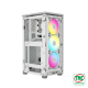 Case Corsair iCUE 2000D RGB AIRFLOW Mini-ITX Tower (White) - CC-9011247-WW