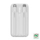 Sạc dự phòng Baseus Comet Series Dual-Cable 10000mAh 22.5W White LVA023-1W-22 (PPMD020002)