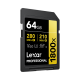 Thẻ nhớ Lexar SD Professional 1800x 64GB SDXC UHS-II Card GOLD LSD1800064G-BNNNG