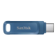 USB 128GB SanDisk Ultra Dual Drive Go 3.1 TypeC - SDDDC3-128G-G46NB (Navy Blue)