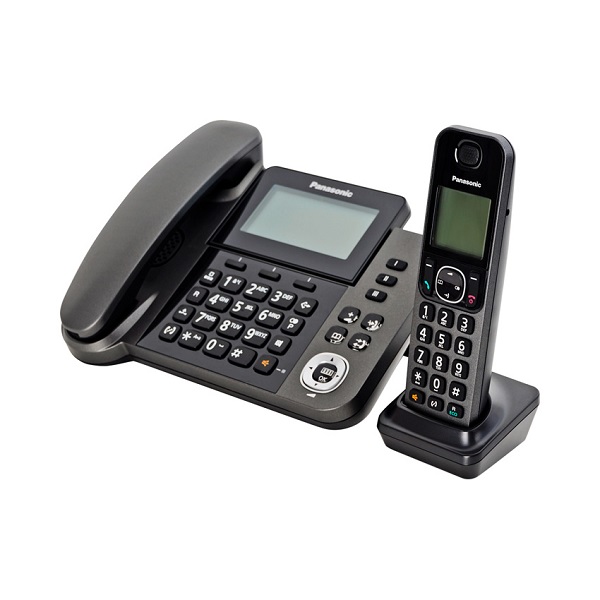 thiết kế sang trọng Điện thoại bàn Panasonic KX-TGF310CX (Đen)