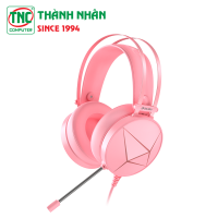 Tai nghe DareU Gaming có dây, khử tiếng ồn EH722X - Pink