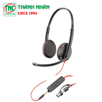 Tai nghe có dây Poly BW 3220 Stereo USB-C HS +USB-C/A 8X228AA