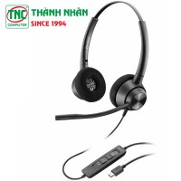 Tai nghe có dây Poly EP 320 Stereo USB-C HS TAA 767G0AA