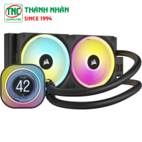 Tản nhiệt nước 2 fan Corsair iCUE LINK H100i LCD RGB - ...