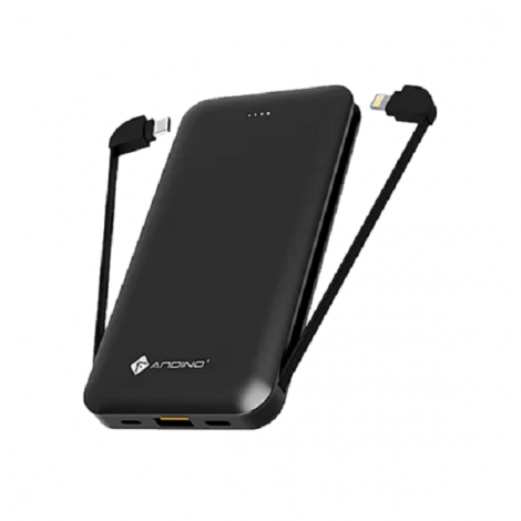 Sạc dự phòng Andino PowerTwin 16000mAh QC 3.0 ANPTQC16000BLK (Đen)