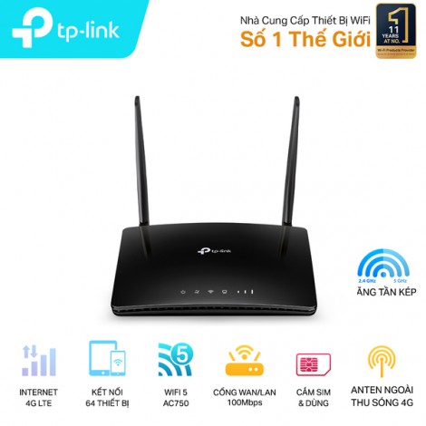 Bộ phát Wifi TP-Link Archer MR200 (733 Mbps ...
