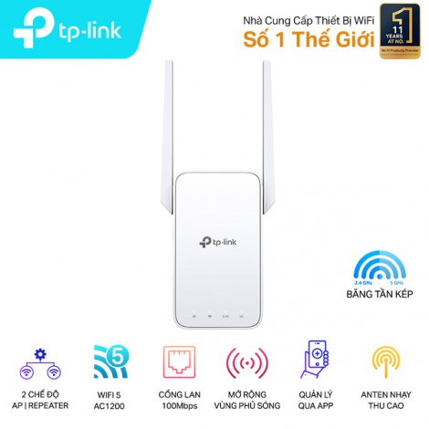 Bộ mở rộng sóng Wifi TP-link RE315 (1167 Mbps/ Wifi 5 / 2.4/5 GHz)