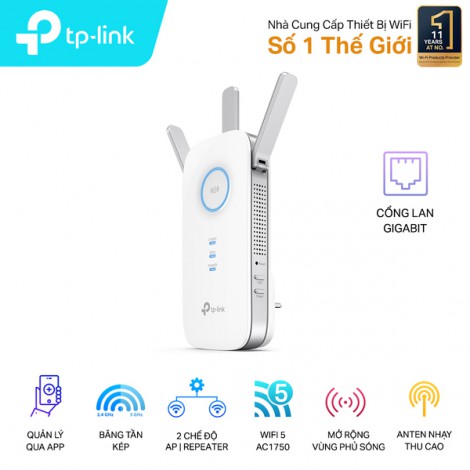 Bộ mở rộng sóng Wifi AC1750 TP-link RE450