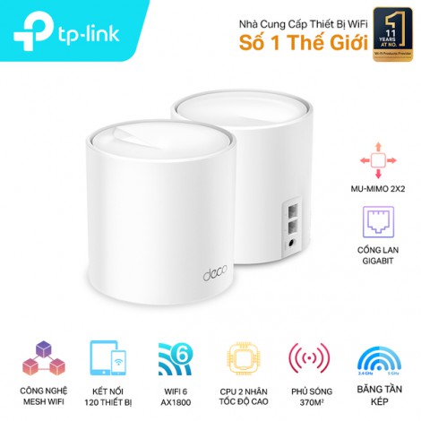 Router Wifi Mesh TP-Link Deco X20 V3(3-pack)