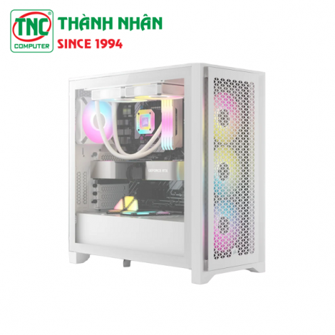 Case Corsair iCUE 4000D RGB Airflow Mid-Tower CC-9011241-WW (White) 